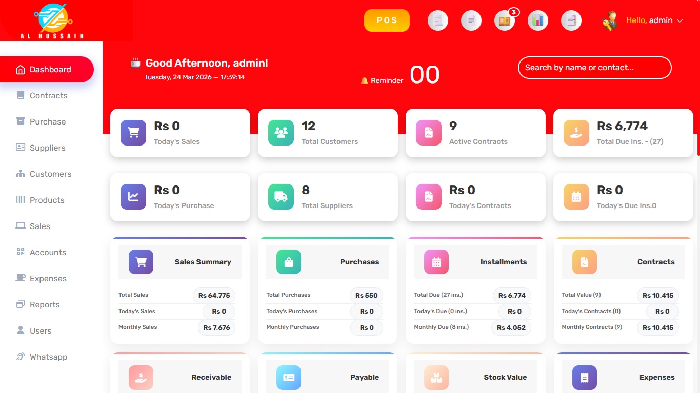 Dashboard preview